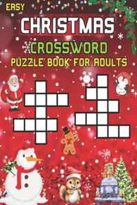 Easy Christmas Crossword Puzzle Book For Adults