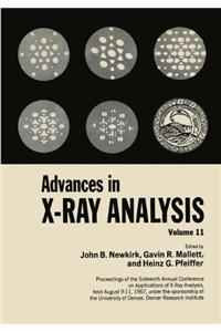 Advances in X-Ray Analysis