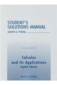 Student Solutions Manual for Calculus and Its Applications