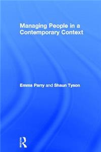 Managing People in a Contemporary Context