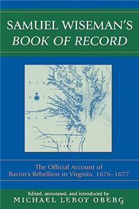 Samuel Wiseman's Book of Record