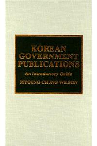 Korean Government Publications