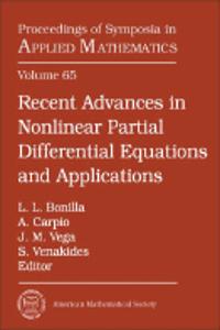 Recent Advances in Nonlinear Partial Differential Equations and Applications