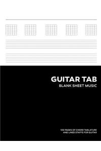 Guitar Tab Blank Sheet Music