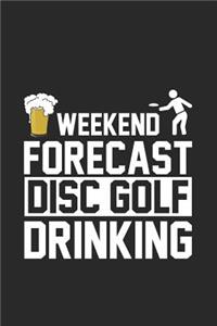 Weekend Forecast Disc Golf Drinking