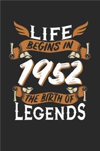 Life Begins in 1952 the Birth of Legends