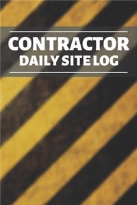Contractor Daily Site Log