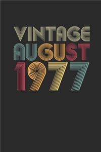 Vintage August 1977