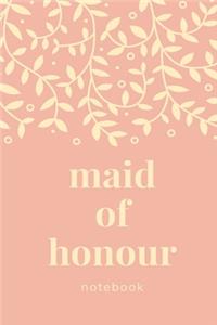 Maid of Honour Notebook