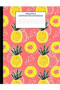 Pineapple Composition Notebook