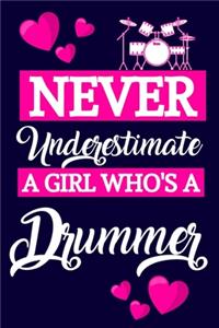 Never Underestimate A Girl Who's A Drummer