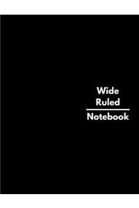 Wide Ruled Notebook