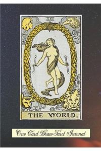 The World One Card Draw Tarot Journal