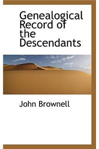 Genealogical Record of the Descendants