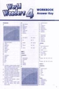 WORLD WONDERS 4 WORKBOOK WITH KEY