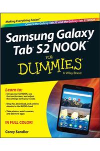 Samsung Galaxy Tab 4 Nook For Dummies