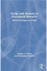 Design and Analysis in Educational Research