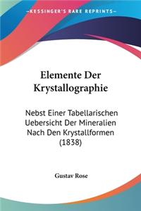 Elemente Der Krystallographie