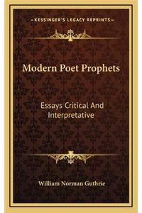 Modern Poet Prophets
