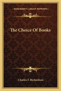 The Choice Of Books