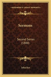 Sermons: Second Series (1888)