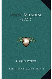 Poesie Milanesi (1921)