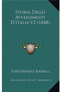 Storia Degli Avvenimenti D'Italia V2 (1848)