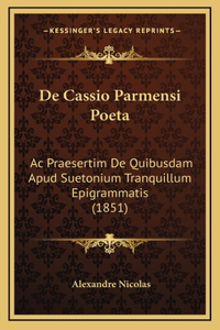 De Cassio Parmensi Poeta