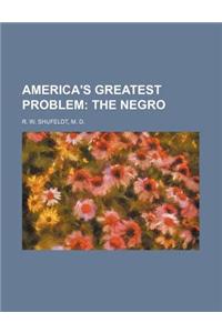 America's Greatest Problem; The Negro