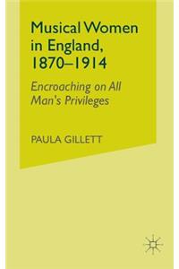 Musical Women in England, 1870-1914