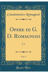 Opere Di G. D. Romagnosi, Vol. 3