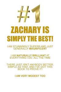 Zachary Is Simply the Best Affirmations Workbook Positive Affirmations Workbook Includes: Mentoring Questions, Guidance, Supporting You