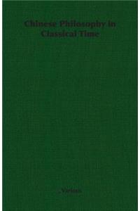 Chinese Philosophy in Classical Time