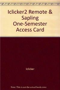 Iclicker2 Remote & Sapling One-Semester Access Card