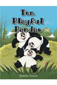 Ten Playful Pandas