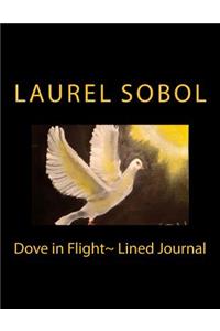 Dove in Flight Lined Journal