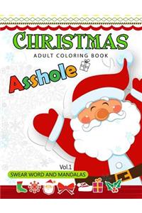 Christmas adults Coloring Book Vol.1: Swear word and Mandala 18+