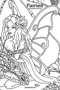 Fairies Coloring Book for Grown-Ups 1