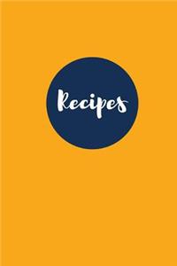 Recipes (Blank Cookbook)