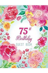 75th Birthday Guest Book