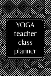 yoga teacher class planner