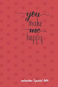 You make me happy gift The Couples Journal Special Gift