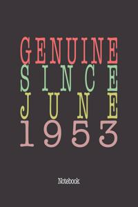 Genuine Since June 1953