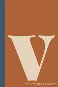 v - Weekly Planner and Notes