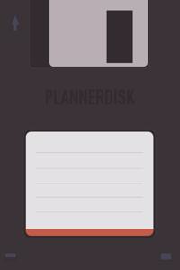 Dark Plannerdisk Floppy Disk 3.5 Diskette Weekly 2020 Planner [6x9]
