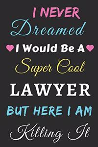 I Never Dreamed I Would Be A Super Cool Lawyer But Here I Am Killing It