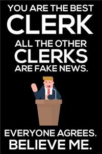You Are The Best Clerk All The Other Clerks Are Fake News. Everyone Agrees. Believe Me.