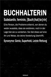 Buchhalterin Notizbuch