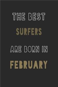 The Best Surfers are Born in February journal