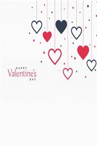 Happy valentine's day monthly planner creative journal 2020